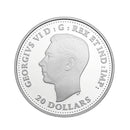 2016 $20 Canadian Home Front - Patrol Against U-Boats Fine Silver (No Tax)