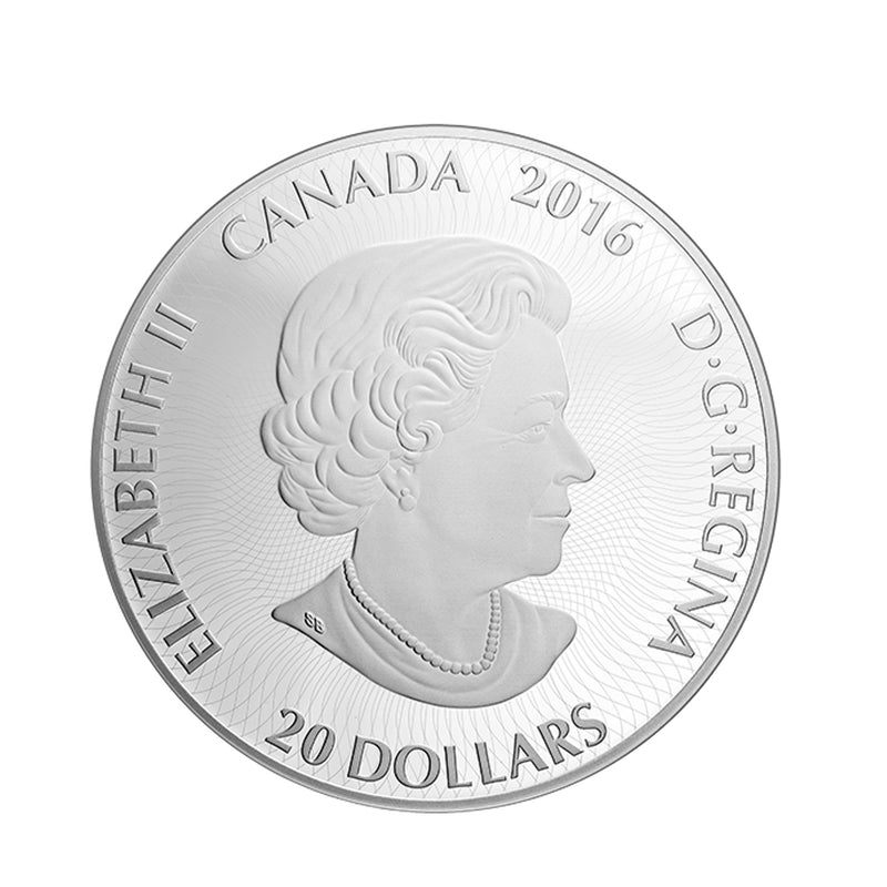 2016 $20 Canadiana Kaleidoscope: Polar Bear Fine Silver (No Tax)