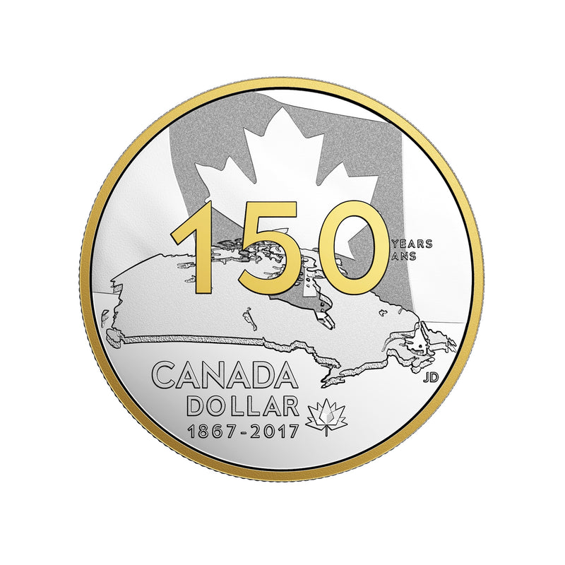 2017 Canada Fine Silver Proof Set Special Edition 150th Anniversary Our Home and Native Land  (Tax Exempt)