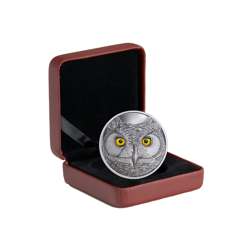 2017 Canada $15 In The Eyes of the Great Horned Owl Fine Silver Coin (No Tax)