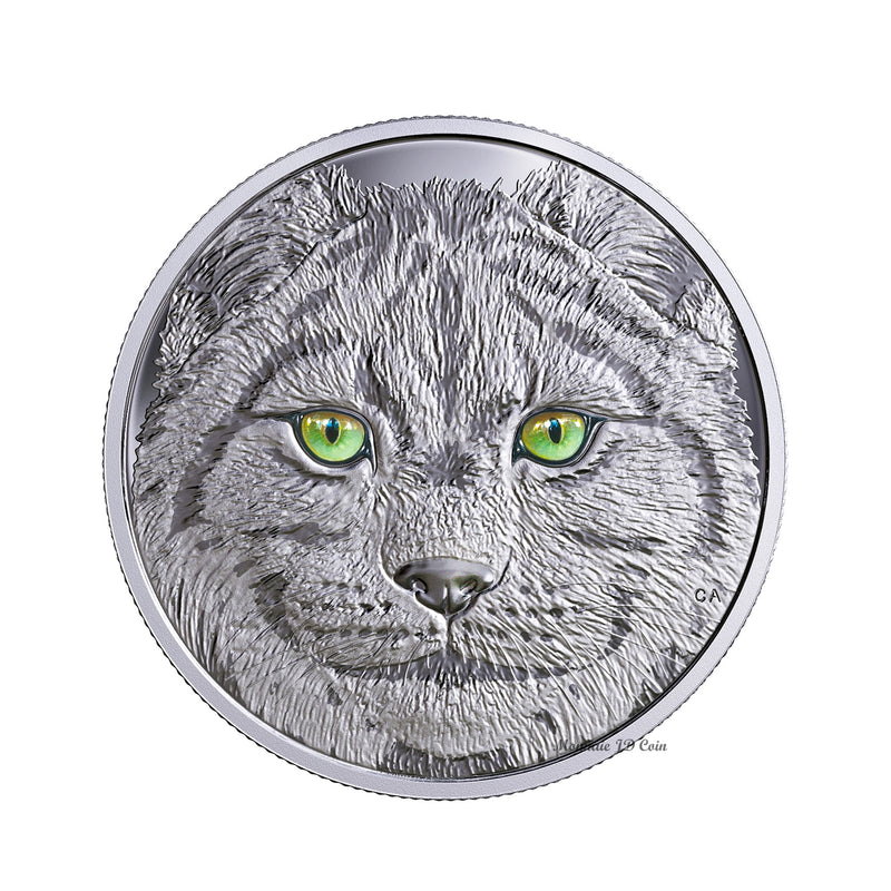2017 Canada $15 In The Eyes of the Lynx Fine Silver Coin (No Tax)