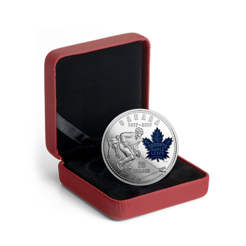 2017 Canada $20 100th Anniversary of the Toronto Maple Leafs Fine Silver (No Tax)