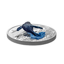 2017 Canada $20 Three Dimensional Breaching Whale Fine Silver Coin (137)