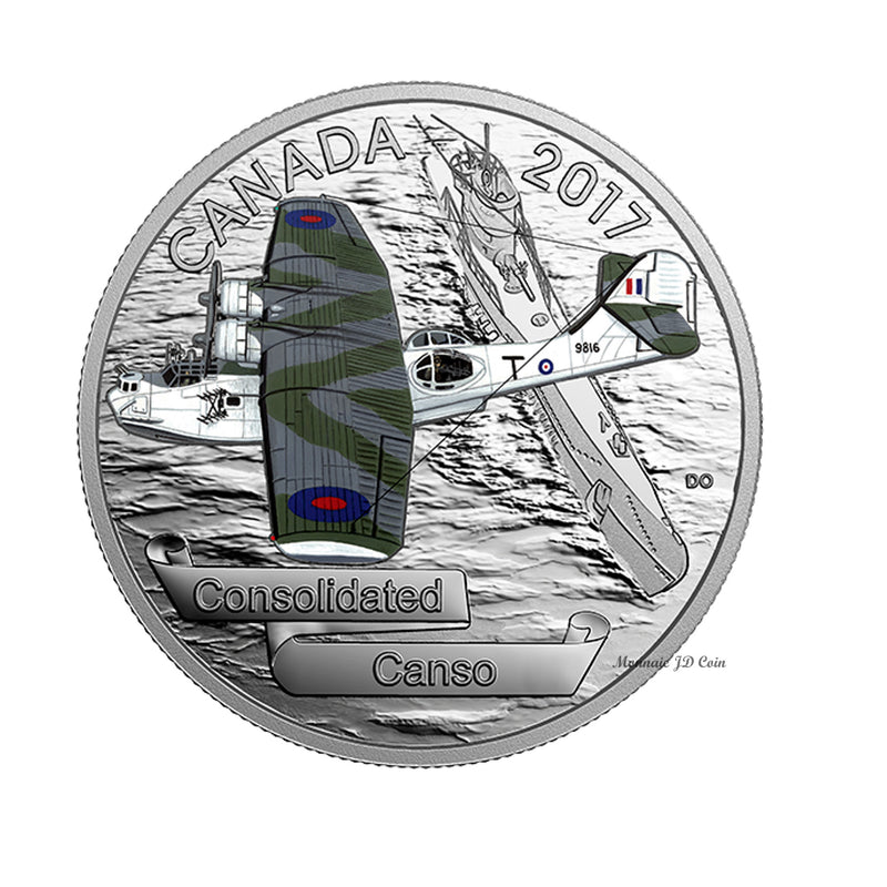 2017 Canada $20 Aircraft of WWII - Consolidated Canso Fine Silver (No Tax)