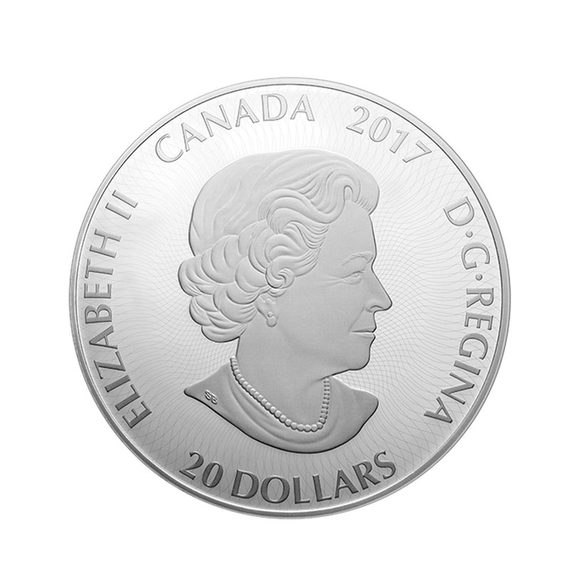 2017 Canada $20 Canadiana Kaleidoscope - The Loon 1oz Fine Silver (No Tax)