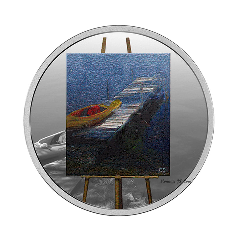 2017 Canada $20 En Plein Air - A Paddle Awaits Fine Silver (No Tax)