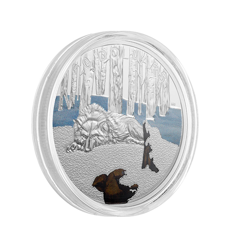 2017 Canada $20 Glistening North - The Arctic Wolf Fine Silver (No Tax)