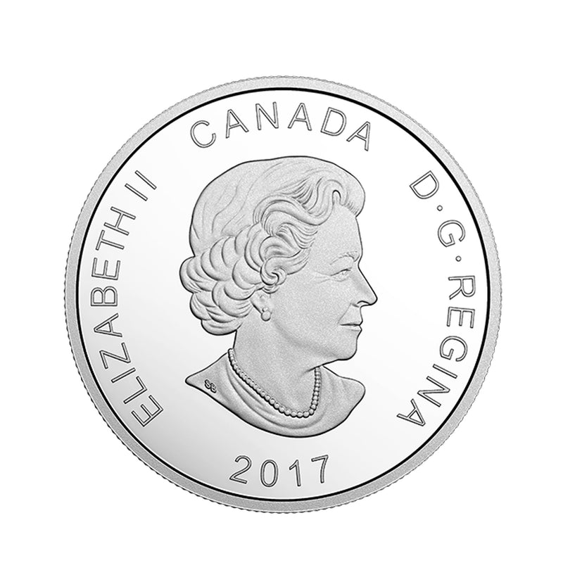 2017 Canada $20 Glistening North - The Arctic Wolf Fine Silver (No Tax)