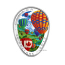 2017 Canada $20 Hot Air Balloons Fine Silver Shaped Coin