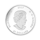 2017 Canada $20 Jewel of the Rain - Sugar Maple Leaves Fine Silver (No Tax)
