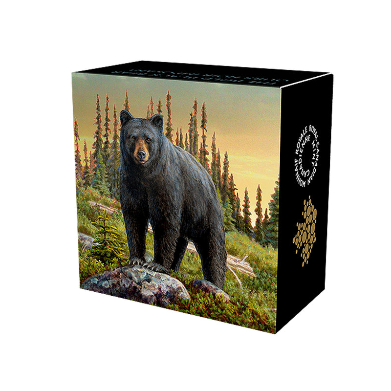 2017 Canada $20 Majestic Animals - The Bold Black Bear Fine Silver (No Tax)