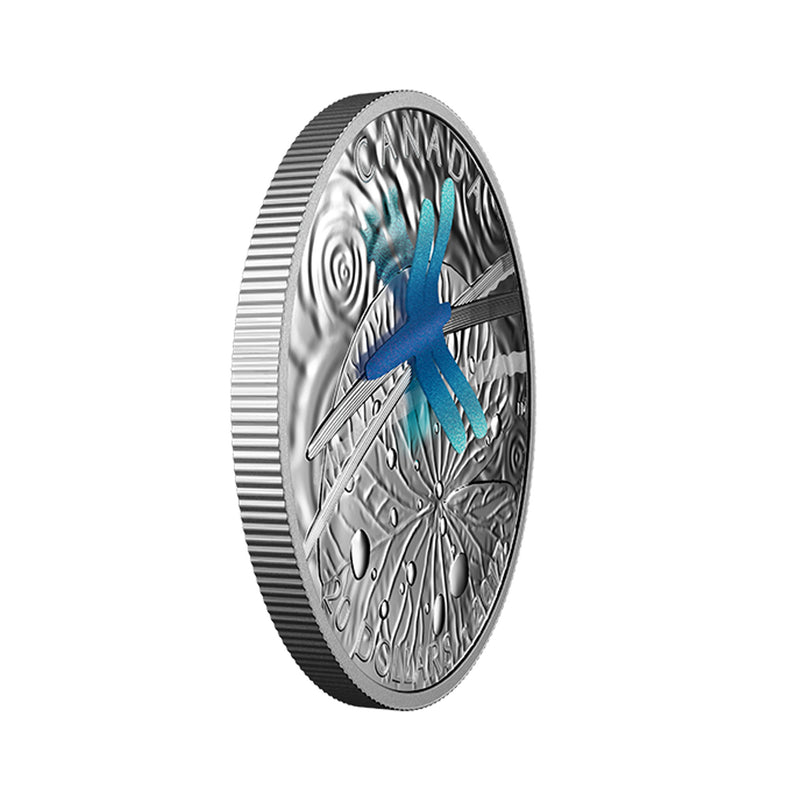 2017 Canada $20 Nature's Adornments Dragonfly Fine Silver Coin