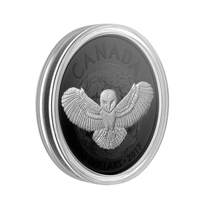 2017 Canada $20 Nocturnal By Nature - The Barn Owl Fine Silver (No Tax)