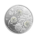 2017 Canada $20 Pearl Flowers Fine Silver (No Tax)