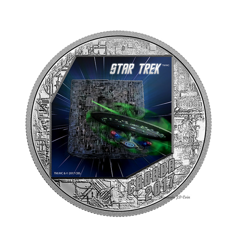 2017 Canada $20 Star Trek - The Borg Fine Silver (No Tax)