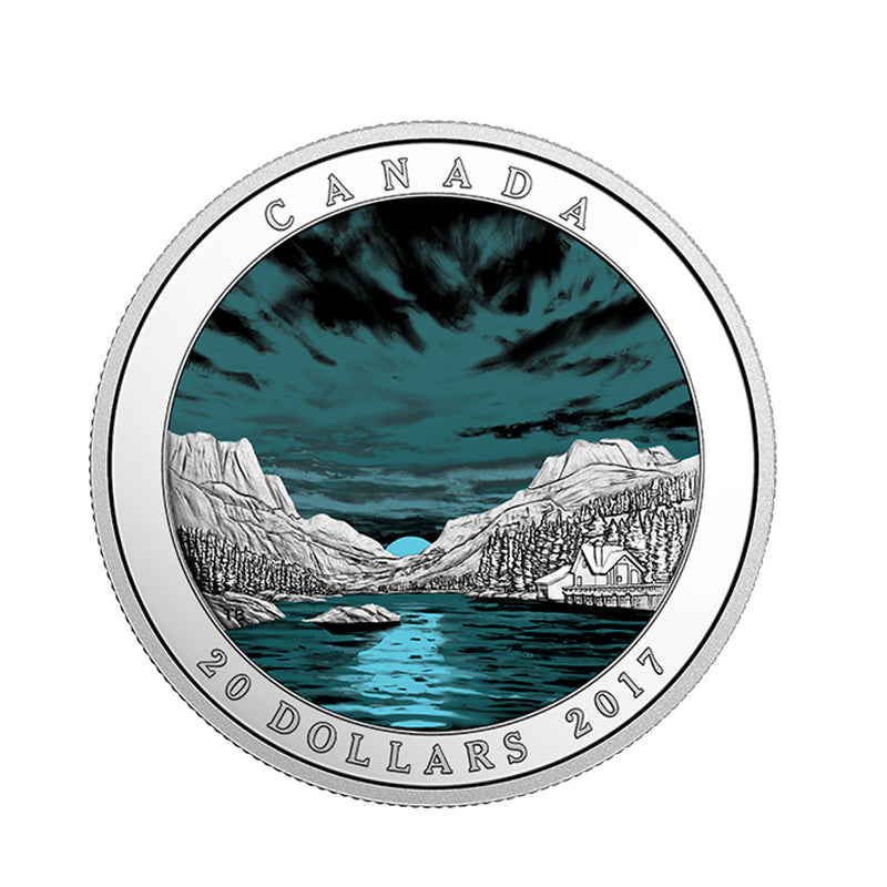 2017 Canada $20 Weather Phenomenon Fiery Sky Fine Silver Coin (No Tax)