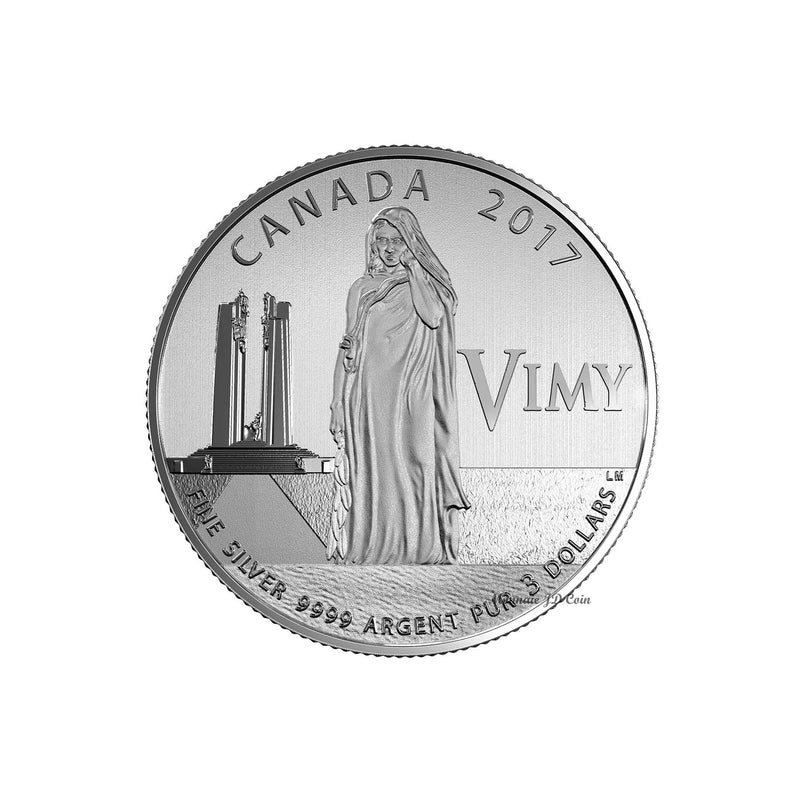 2017 Canada $3 100th Anniversary of the Battle of Vimy Ridge Fine Silver