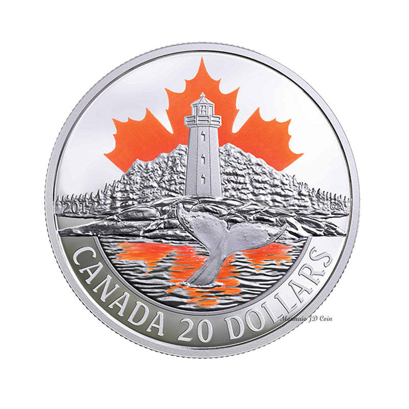 2017 $20 Canada's Coasts - Atlantic Coast Fine Silver (No Tax)