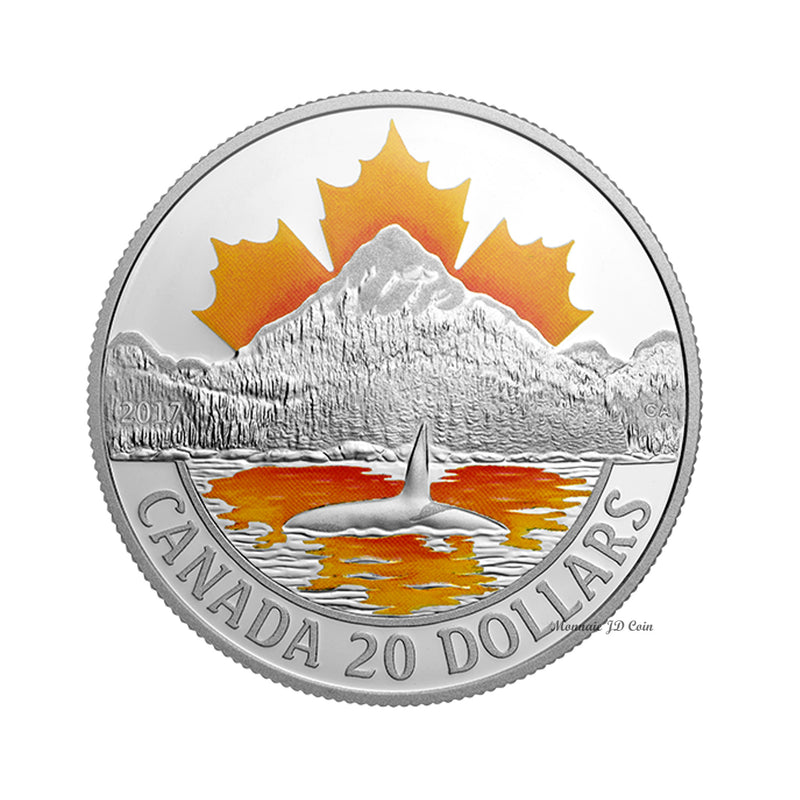 2017 $20 Canada's Coasts - Pacific Coast Fine Silver (No Tax)