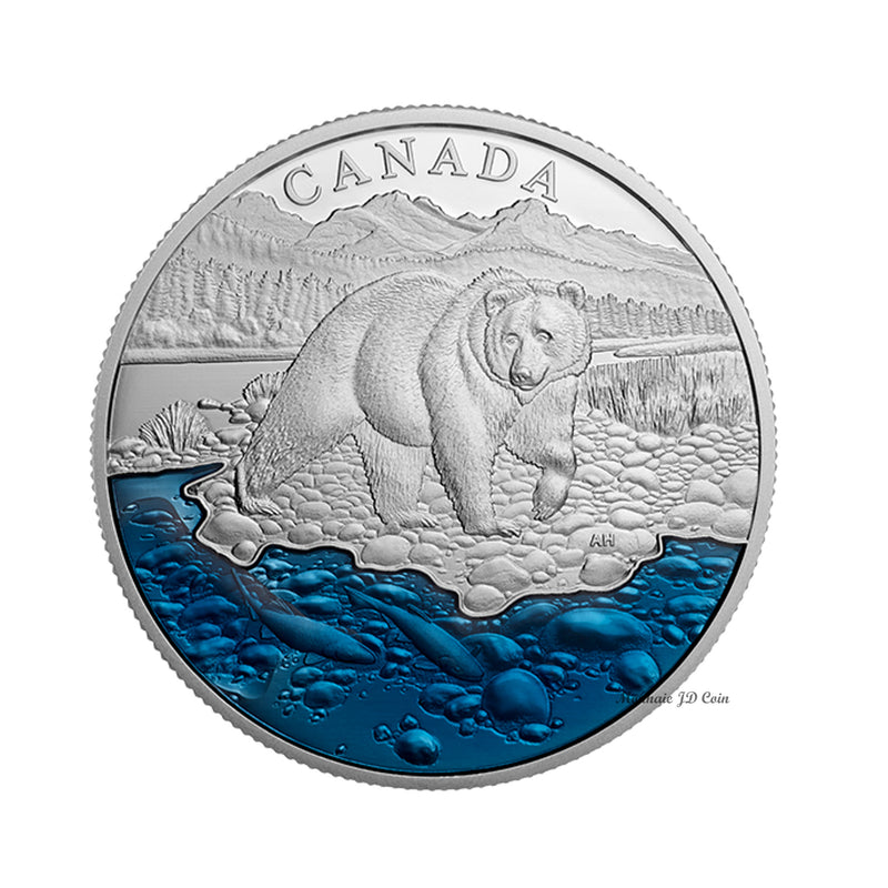 2017 $20 Iconic Canada - The Grizzly Bear Fine Silver (No Tax)