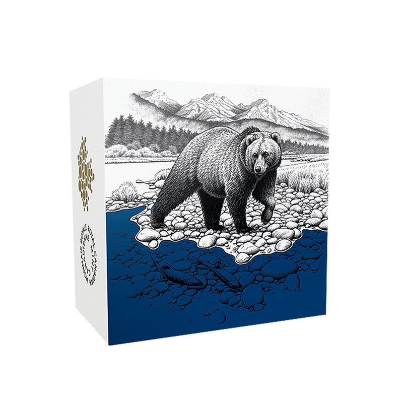 2017 $20 Iconic Canada - The Grizzly Bear Fine Silver (No Tax)