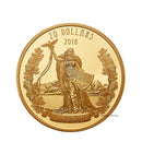 2018 Canada $20 A Modern Allegory - Borealia Gold Plated Fine Silver (No Tax)
