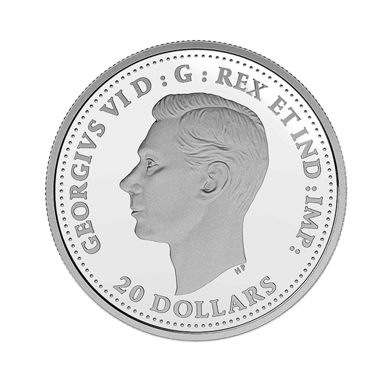 2018 Canada $20 A Nation's Mettle - The Dieppe Raid Fine Silver (No Tax)