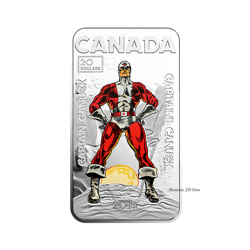 2018 Canada $20 Captain Canuck Fine Silver (No Tax)