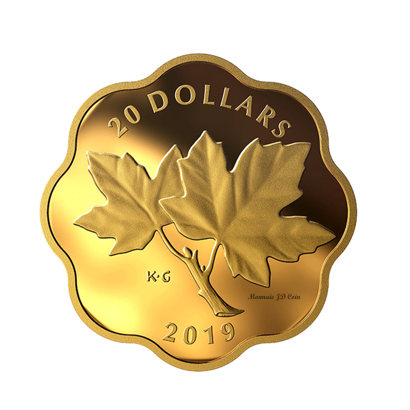 2018 Canada $20 Iconic Maple Leaves Fine Silver (No Tax)