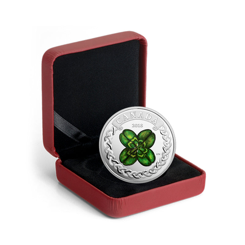 2018 Canada $20 Lucky Clover Fine Silver (NO Tax)