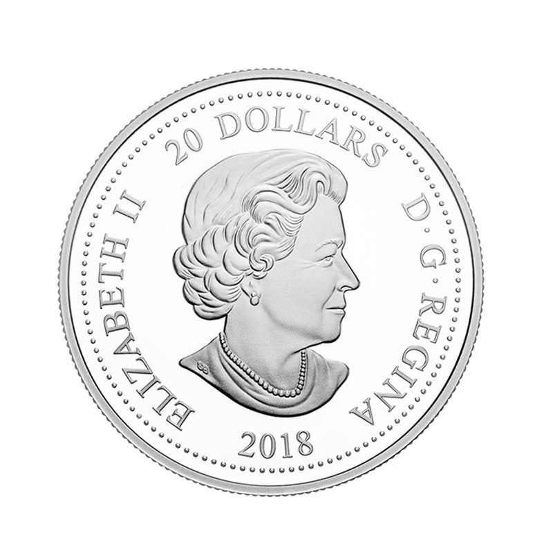 2018 Canada $20 The Royal Wedding of Prince Harry & Meghan Markle Fine Silver (No Tax)