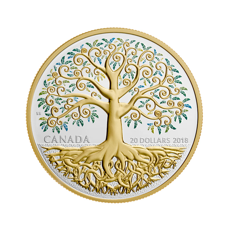 2018 Canada $20 Tree of Life Fine Silver (No Tax)