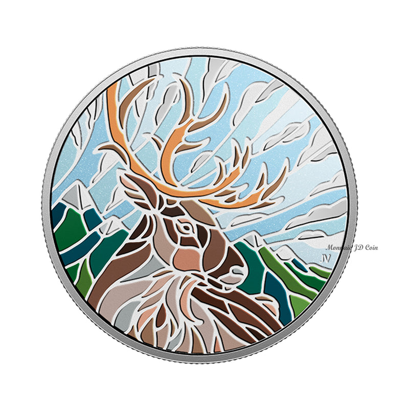 2018 $20 Canadian Mosaics - Caribou Fine Silver (No Tax)