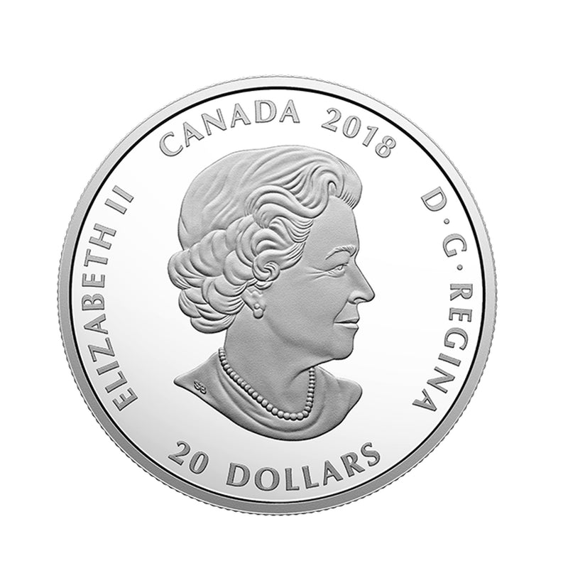 2018 $20 Canadian Mosaics - Caribou Fine Silver (No Tax)