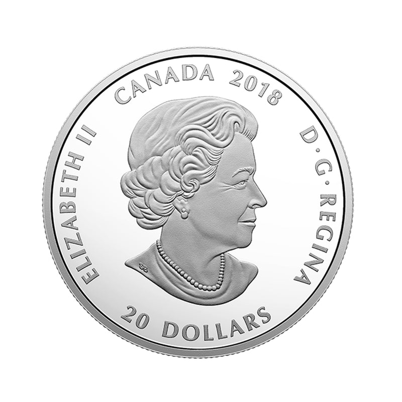 2018 $20 Canadian Mosaics - Cougar Fine Silver Coin (No Tax)