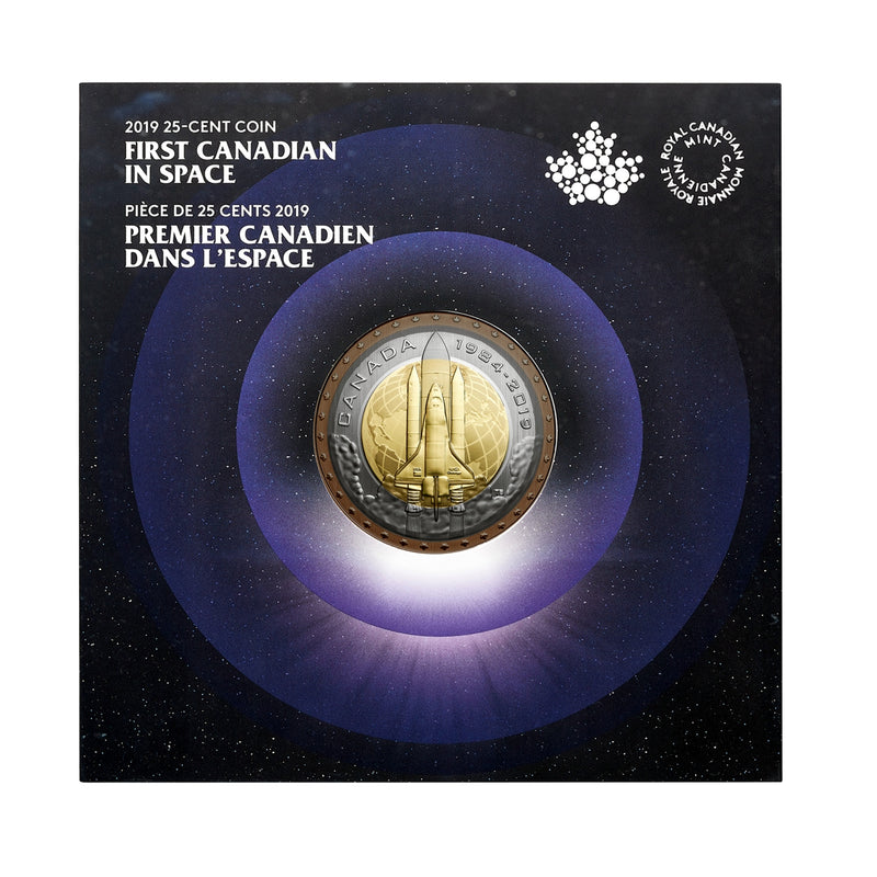 2019 Canada 25 Cent First Canadian in Space Coin