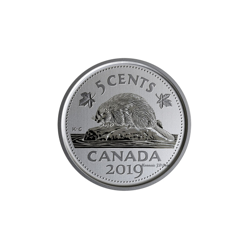 2019 Canada 5 Cents Specimen