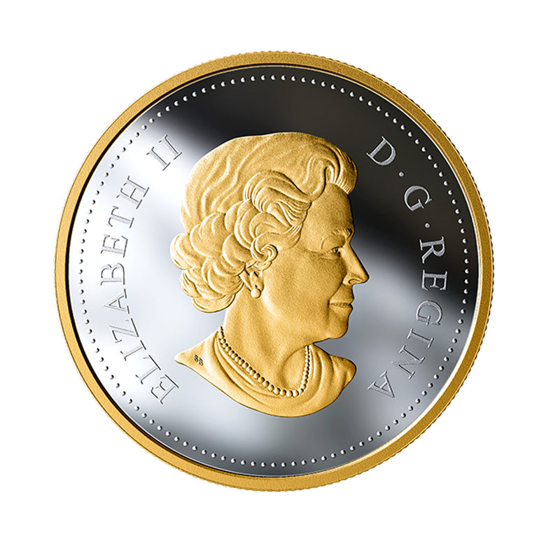 2019 Canada Dollar 75th Anniversary Of D-Day Gold Plated Proof Silver In Square Capsule