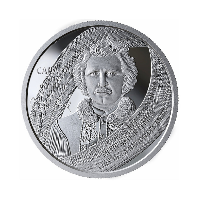 2019 Canada Dollar Special Edition Louis Riel Father of Manitoba Proof Silver