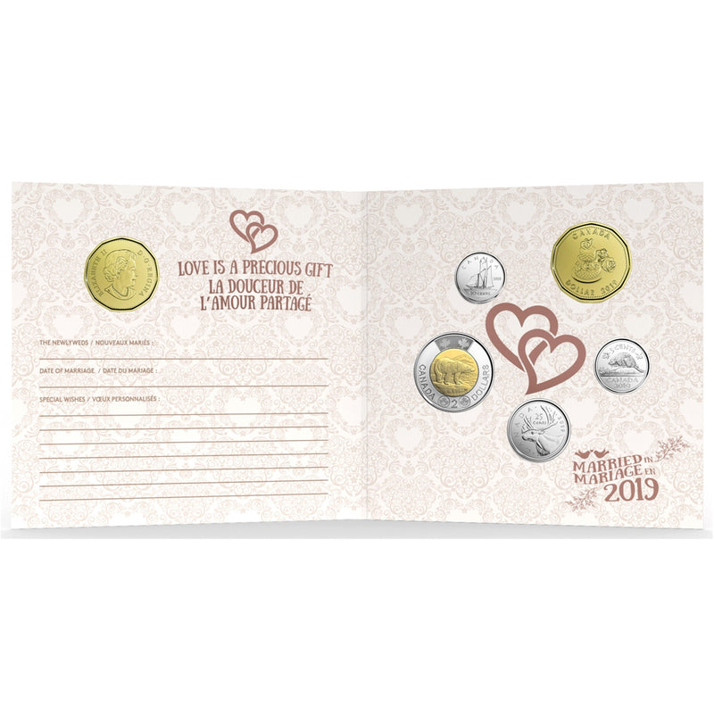 2019 Canada Wedding Gift SetWith Special Loon Dollar