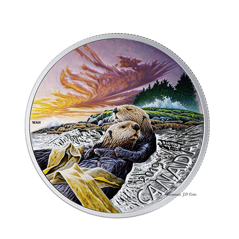 2019 Canada $20 Canadian Fauna - The Sea Otter Fine Silver (No Tax)