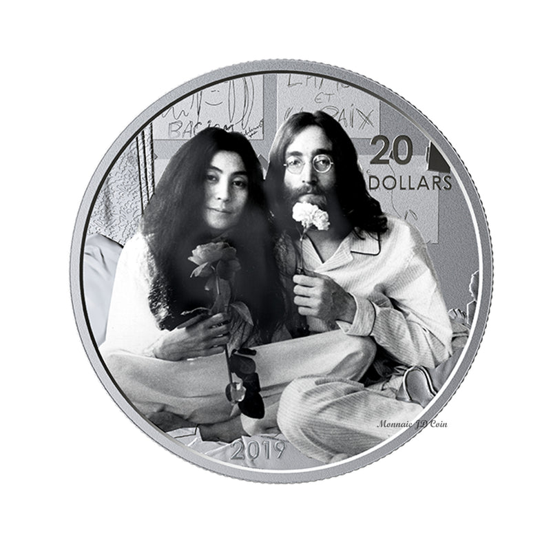 2019 Canada $20 Give Peace A Chance - 50th Anniversary Fine Silver (No Tax)