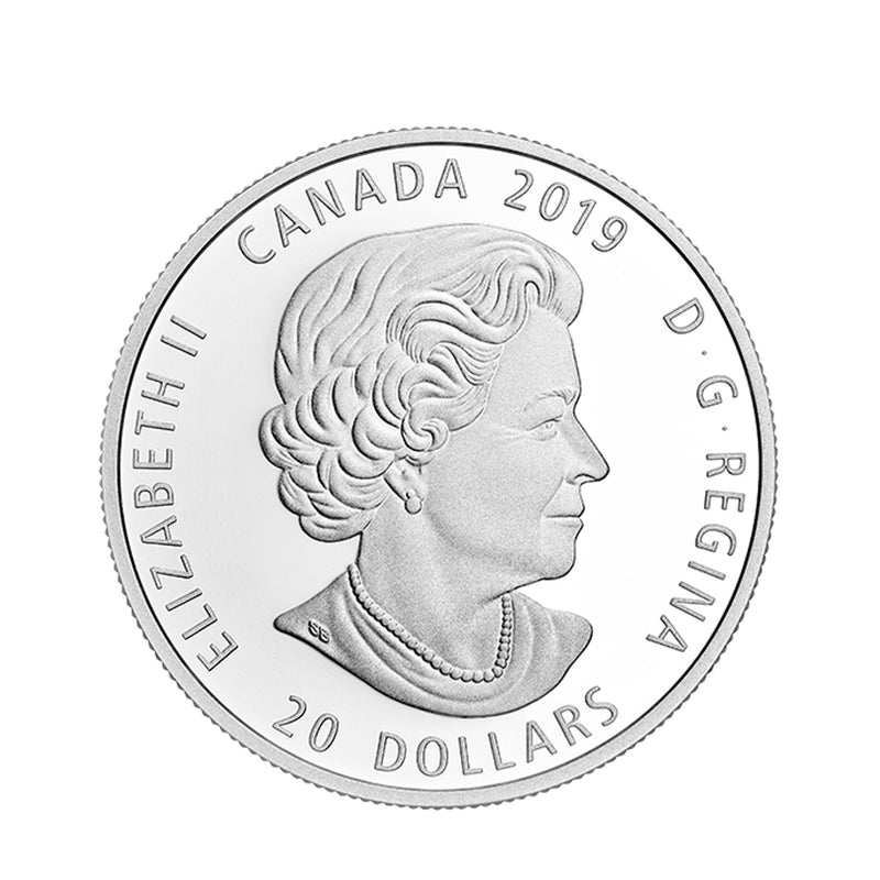 2019 Canada $20 Holiday Wreath Fine Silver (No Tax)