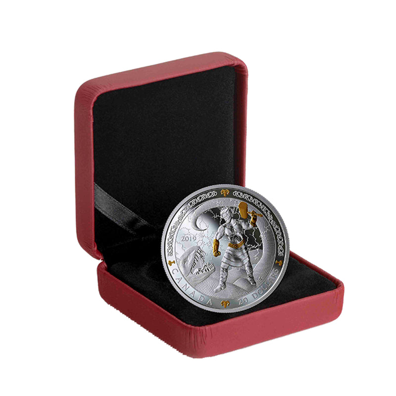 2019 Canada $20 Norse Gods - Thor Fine Silver (No Tax)