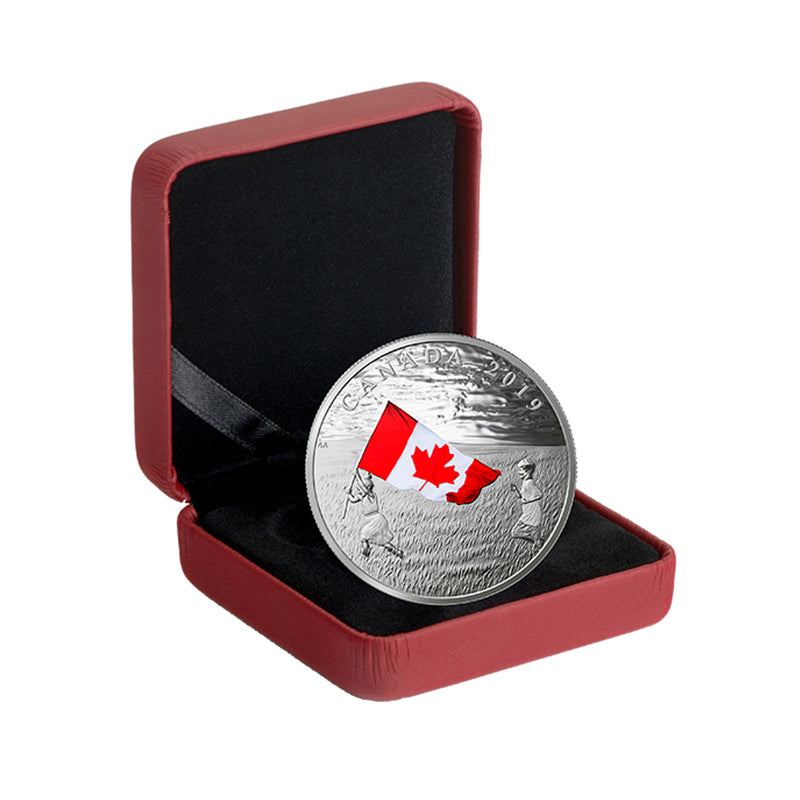 2019 Canada $20 The Canadian Flag Fine Silver (No Tax)