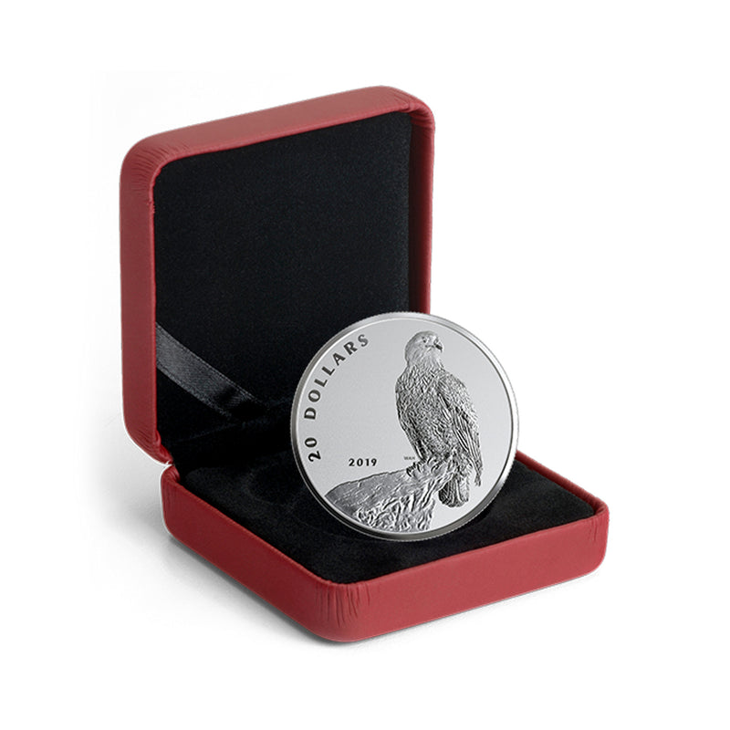 2019 Canada $20 The Valiant One - Bald Eagle Fine Silver (No Tax)
