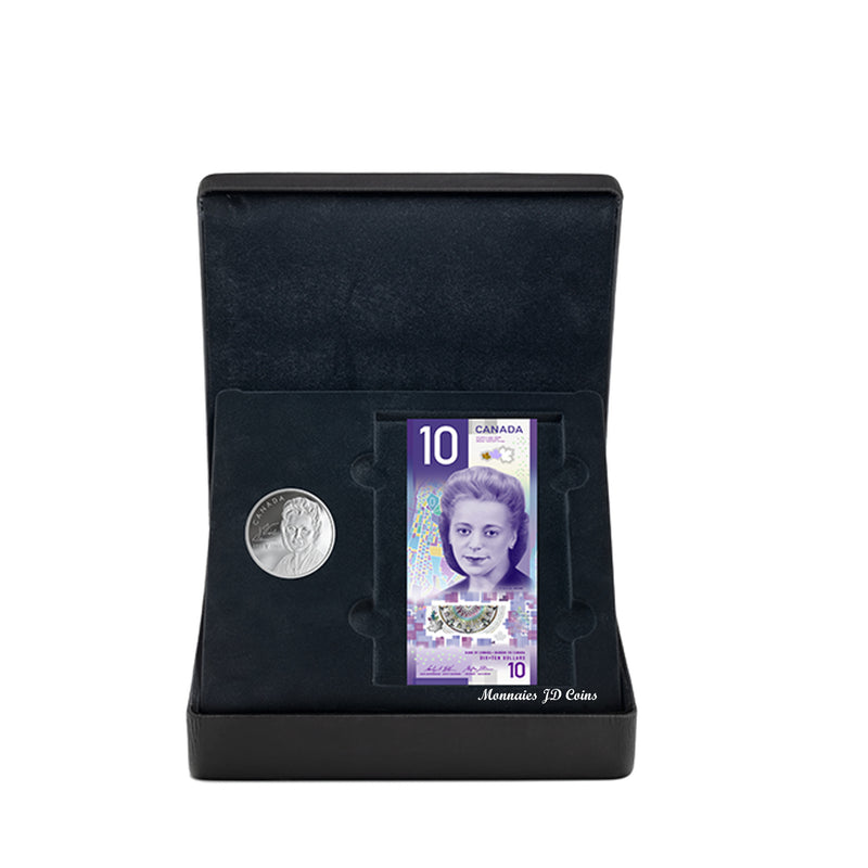 2019 Canada $20 Viola Desmond Fine Silver Coin & Banknote Set (No Tax)