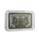 2019 $20 Canada's Historical Stamps Coat of Arms & Flags Special Delivery Fine Silver (No Tax)