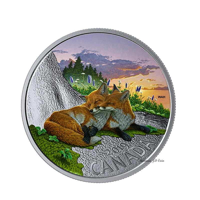 2019 $20 Canadian Fauna: The Fox Fine Silver (No Tax)