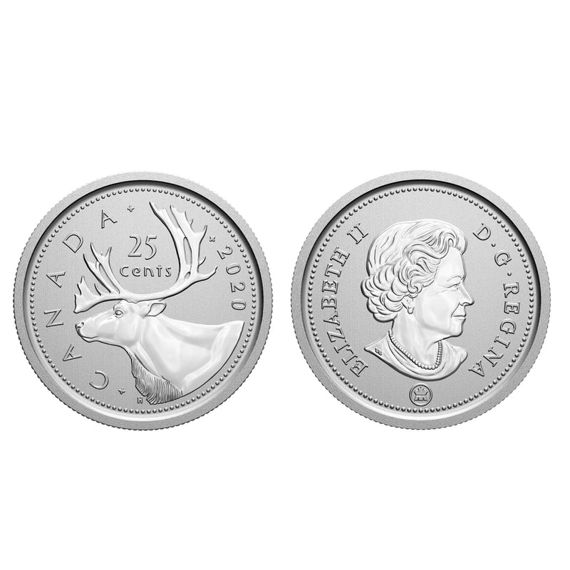 2020 Canada 25 Cent Numis-tastic! 5 Coin Set